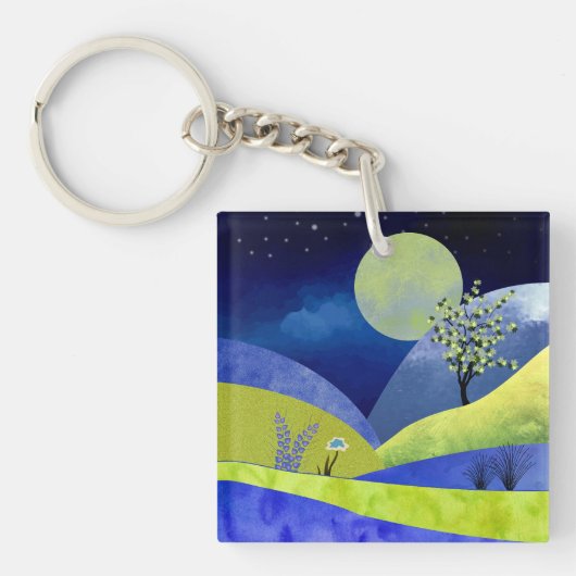 Lente Moonrise Sleutelhanger (voorkant)