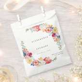 Lente Multi Kleur Bloemen Bruiloft Bedankzakje (Geknipt)