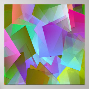 Lente naar zomerpalet.... poster