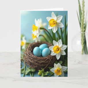Lente Nest Eicel Bloem Kunstkaart Kaart