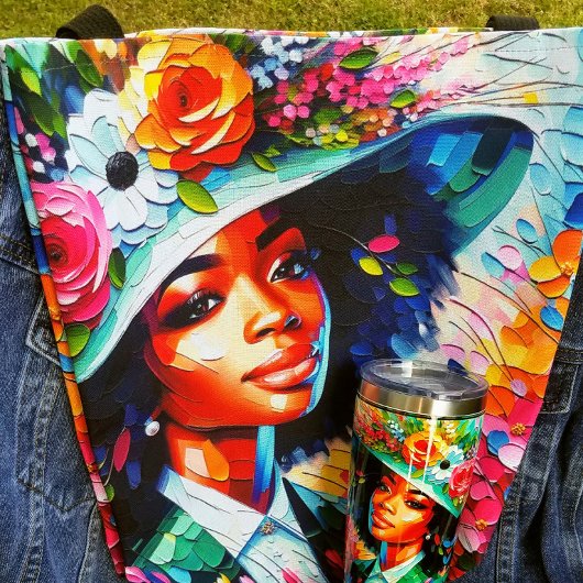 Lente op een zondagochtend draagtas