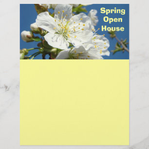 Lente Open Huis Flyer papier Maak Flyers