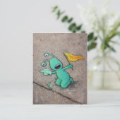 lente-opleiding briefkaart (Staand voorkant)