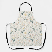 Lente Pasen Botanische All-Over Print Schort (Voorkant)