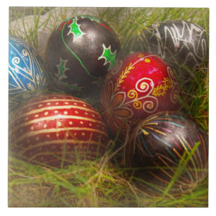 Lente - Pasen - Paaseieren Tegeltje