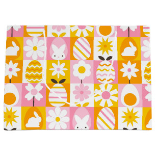 Lente Pasen Patchwork Groot Cadeauzakje