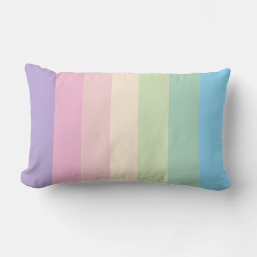 Lente pastel kleurenpalet kussen (Voorkant)