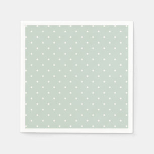 Lente Polka Stippen Micro Gedempte Salie Servet