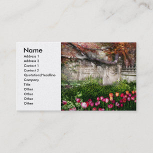 Lente - Poort - Mijn lentetuin Visitekaartje
