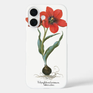  Lente Red Tulip Garden Flower door Besler iPhone 16 Hoesje
