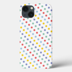 Lente regenboogpolige stift patrooniPad-luchttas. iPhone 13 Hoesje