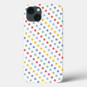Lente regenboogpoolpuntpatroonpatroonhouder iPad m iPhone 13 Hoesje