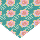 Lente Retro Flower Korte Tafelloper (Hoek)