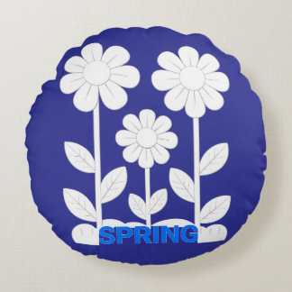 Lente rond kussen