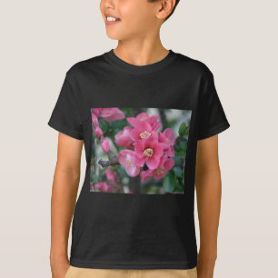 Lente Roze Bloeiende Bloeiende Kweepeer T-shirt