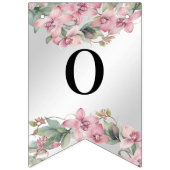 Lente Roze Bloemen Bunting Vlag Vlaggetjes (Tweede vlag)