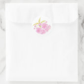 Lente roze kersenbloesem bloem sticker (Tas)
