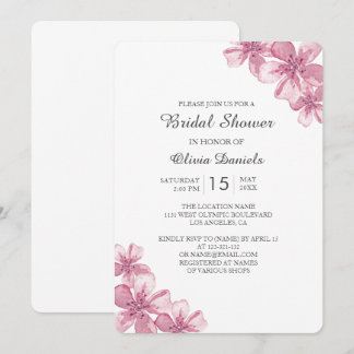 Lente roze kersenbloesem. Bloemen Vrijgezellenfees Kaart