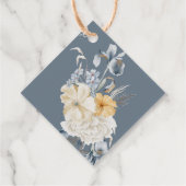 LENTE SCHOONHEID BOTANISCH GROEN BRUILOFT BEDANKJES LABELS (Achterkant)