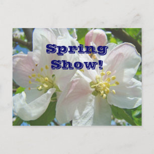 Lente Show! ansichtkaarten evenement aankondiginge Uitnodiging Briefkaart
