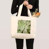Lente Succulent Grote Tote Bag (Voorkant (product))