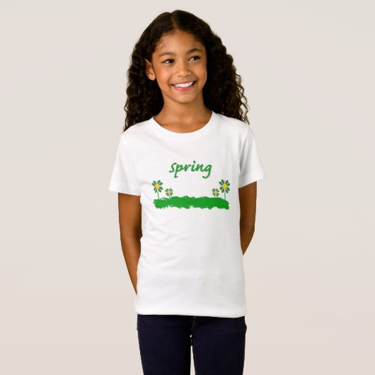 lente t-shirt (Voorkant volledig)