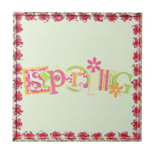 lente tegeltje (Voorkant)