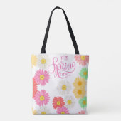 LENTE TIJD CANVAS CANVAS TAS (Achterkant)