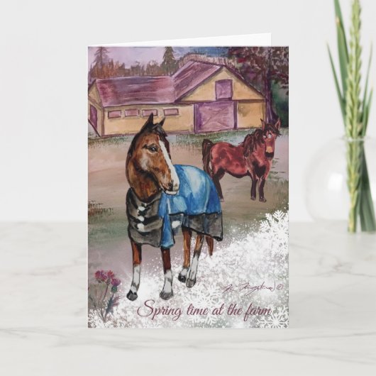 Lente tijd op het boerderij zes (Voorkant)