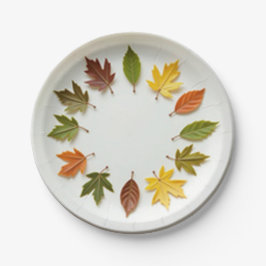 Lente tijd papieren bordje