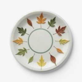 Lente tijd papieren bordje