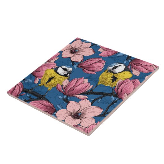 Lente tijd tegeltje (Zijkant)