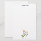 Lente tijd ・ Tulpen Briefpapier (Voorkant / Achterkant)