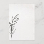 Lente Tuin Bruiloft Informatiekaartje (Achterkant)