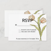 Lente Tulp RSVP (volledig aanpasbaar) (Voorkant / Achterkant)