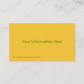 Lente Tulpentuin Visitekaartjes (Achterkant)