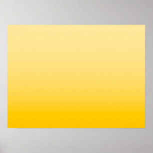 LENTE UITSTRALING – Pastelgeel diep naar licht Poster