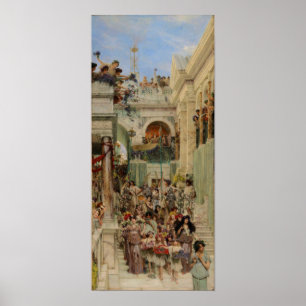 Lente van Alma Tadema - kunst Poster