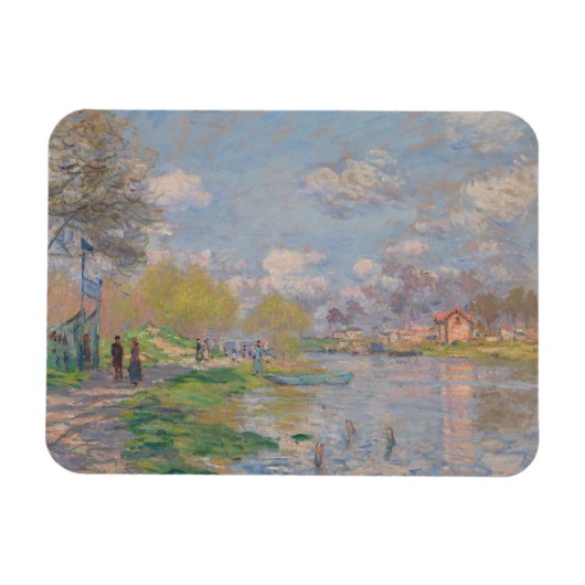 Lente van de Seine door Claude Monet Magneet (Horizontaal)