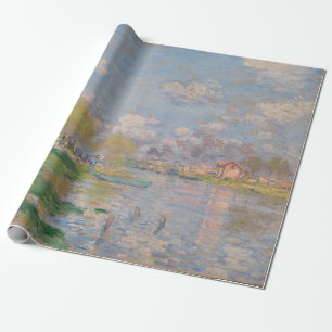 Lente van de Seine door Monet Impressionist Cadeaupapier