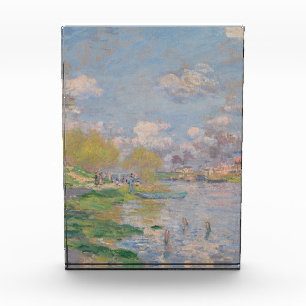 Lente van de Seine door Monet Impressionist Fotoblokken