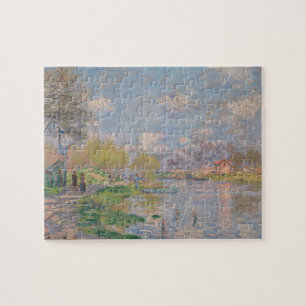 Lente van de Seine door Monet Impressionist Legpuzzel