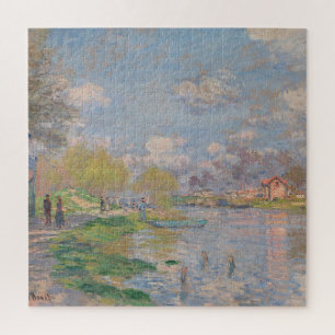 Lente van de Seine door Monet Impressionist Legpuzzel