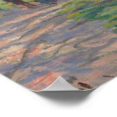 Lente van de Seine door Monet Impressionist Poster (Hoek)