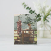 Lente van Winslow Homer Briefkaart (Staand voorkant)