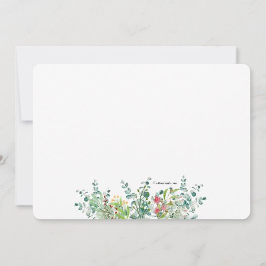 Lente Verdeel Uitnodiging (Achterkant)