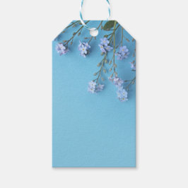  Lente vergeet-me-niet bloemen Gift Labels Cadeaulabel