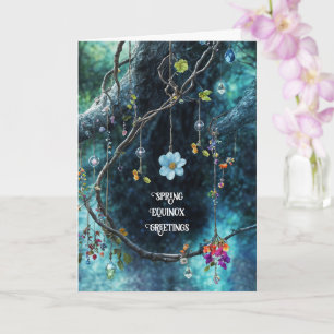 Lente Vernale Equinox Ostara Mooie Bloem Kaart