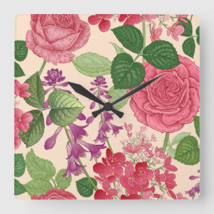 lente vierkante klok