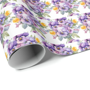 Lente Viooltjes Viooltje Cadeaupapier